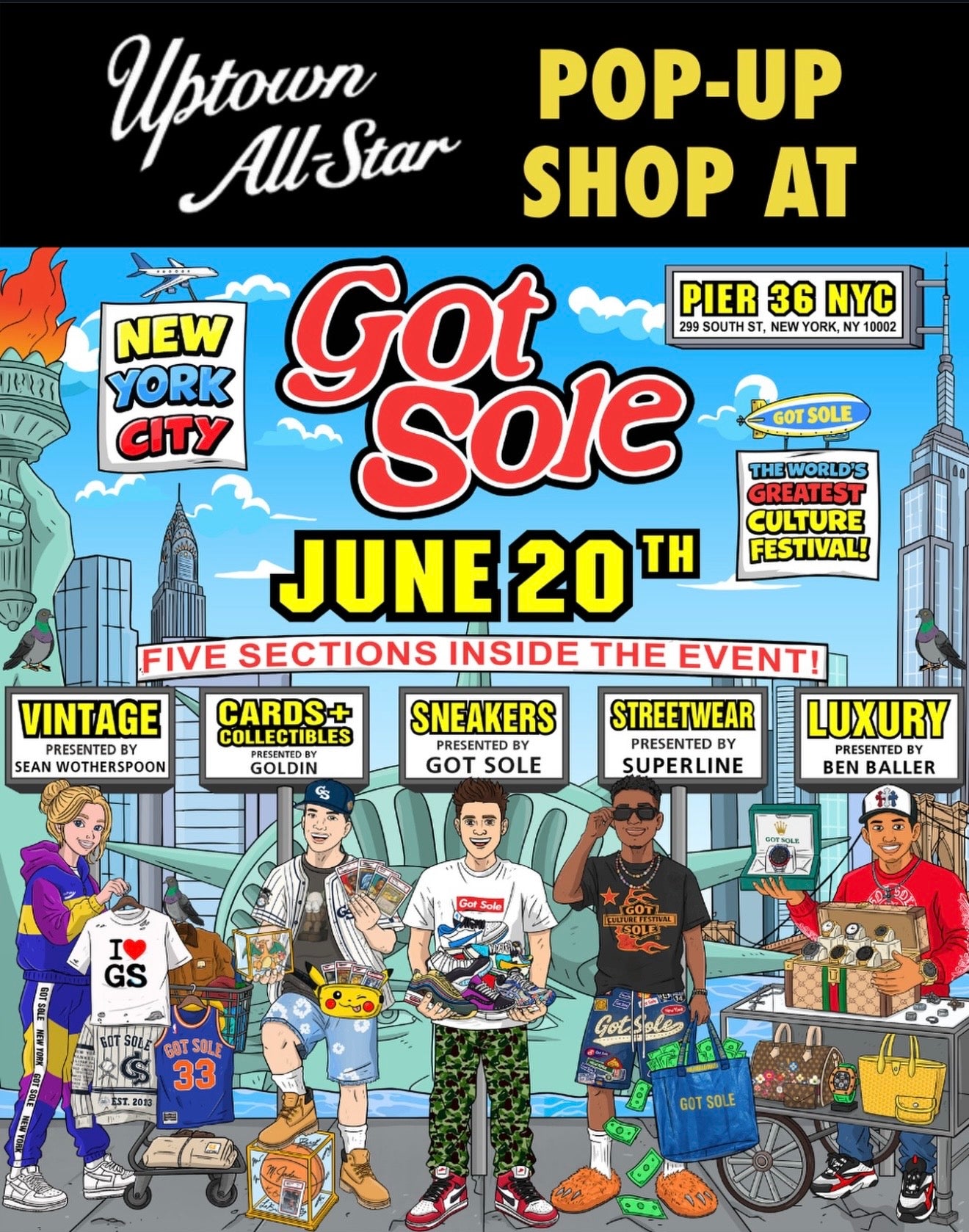 UPTOWN ALL-STAR TAKES NYC THIS JUNE