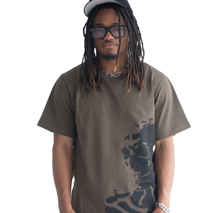 Skeleton T-Shirt (Army Green)