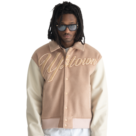 Faith Varsity Jacket (Linen)