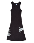 Spider Tank Dress (Black)
