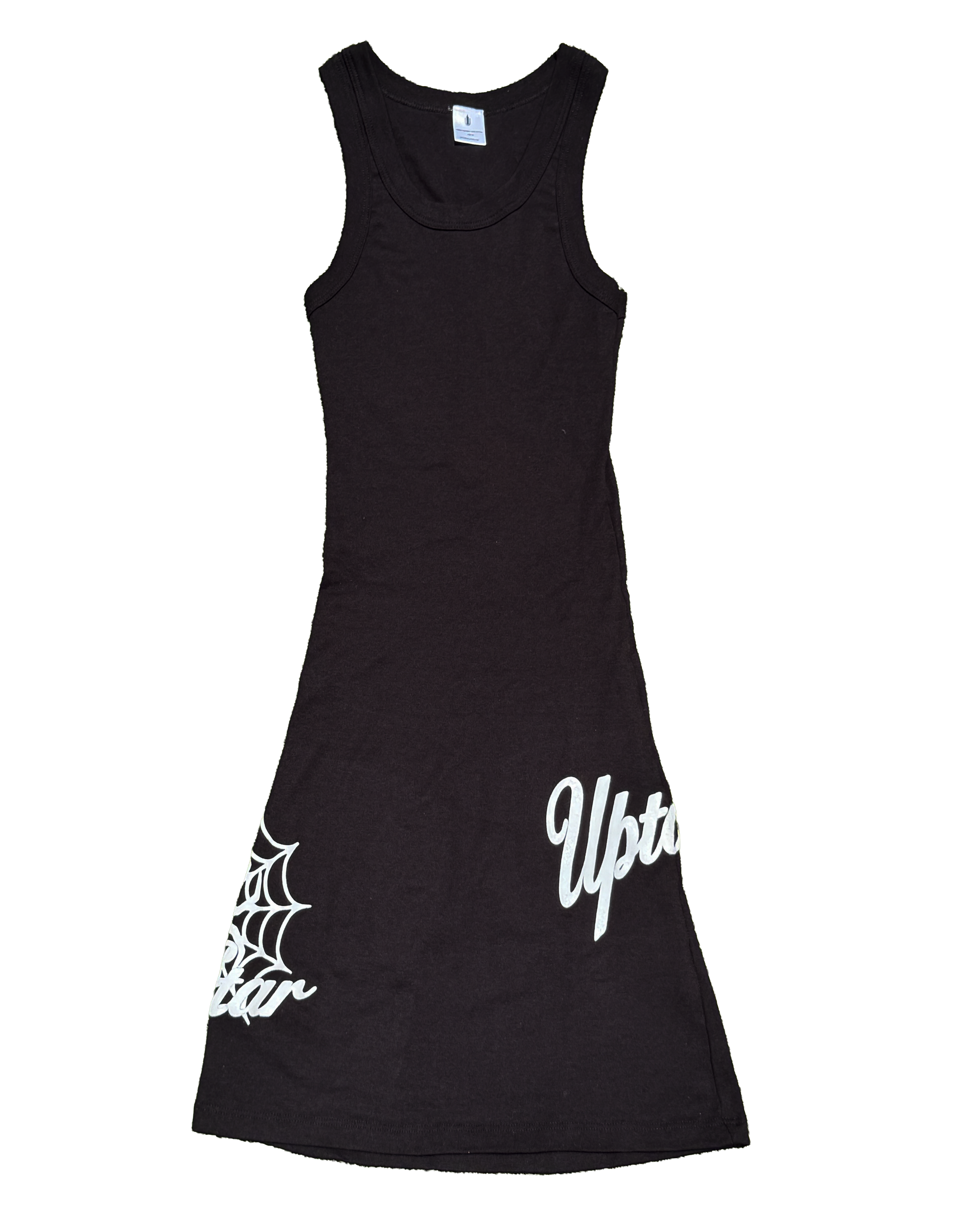 Spider Tank Dress (Black)