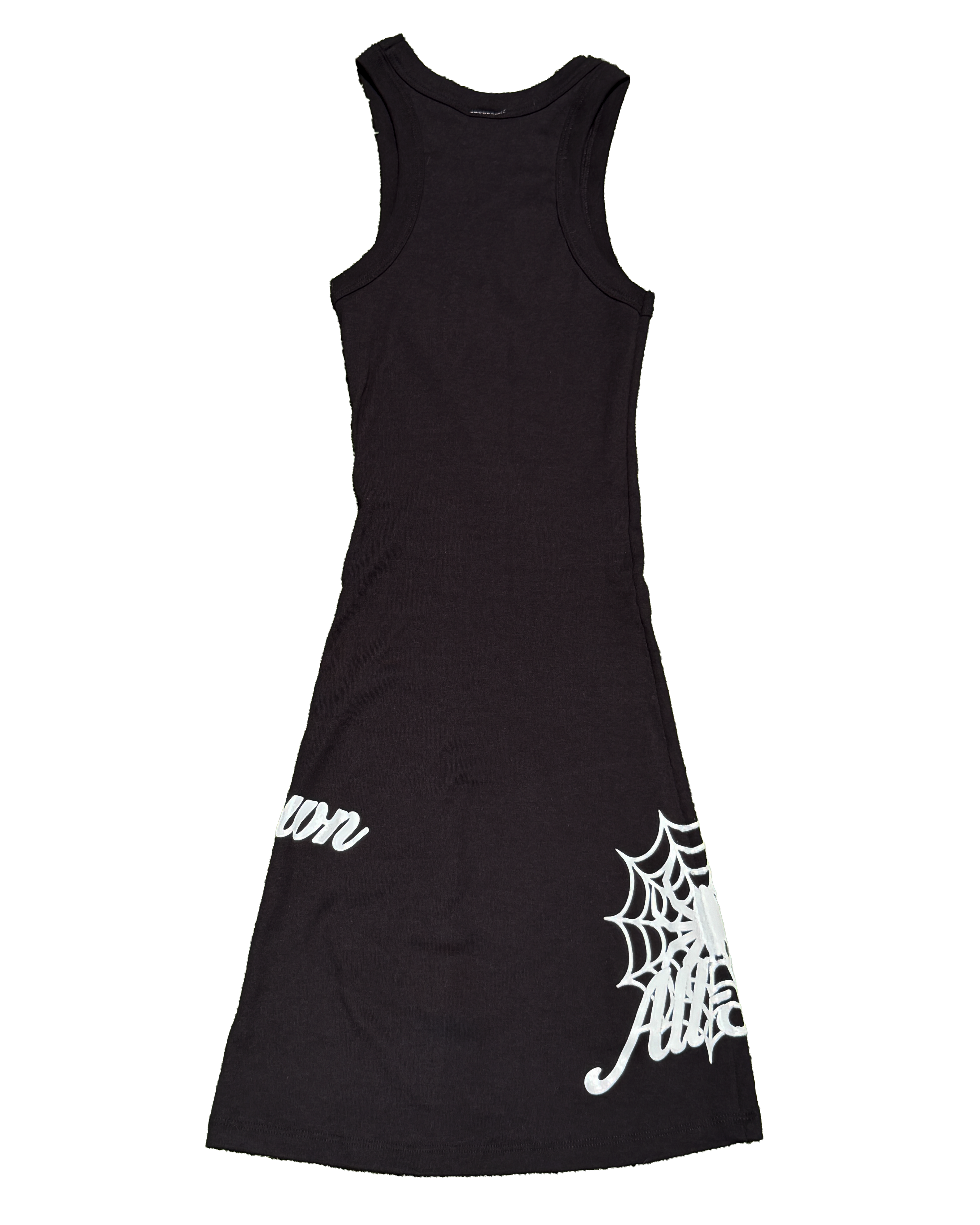 Spider Tank Dress (Black)
