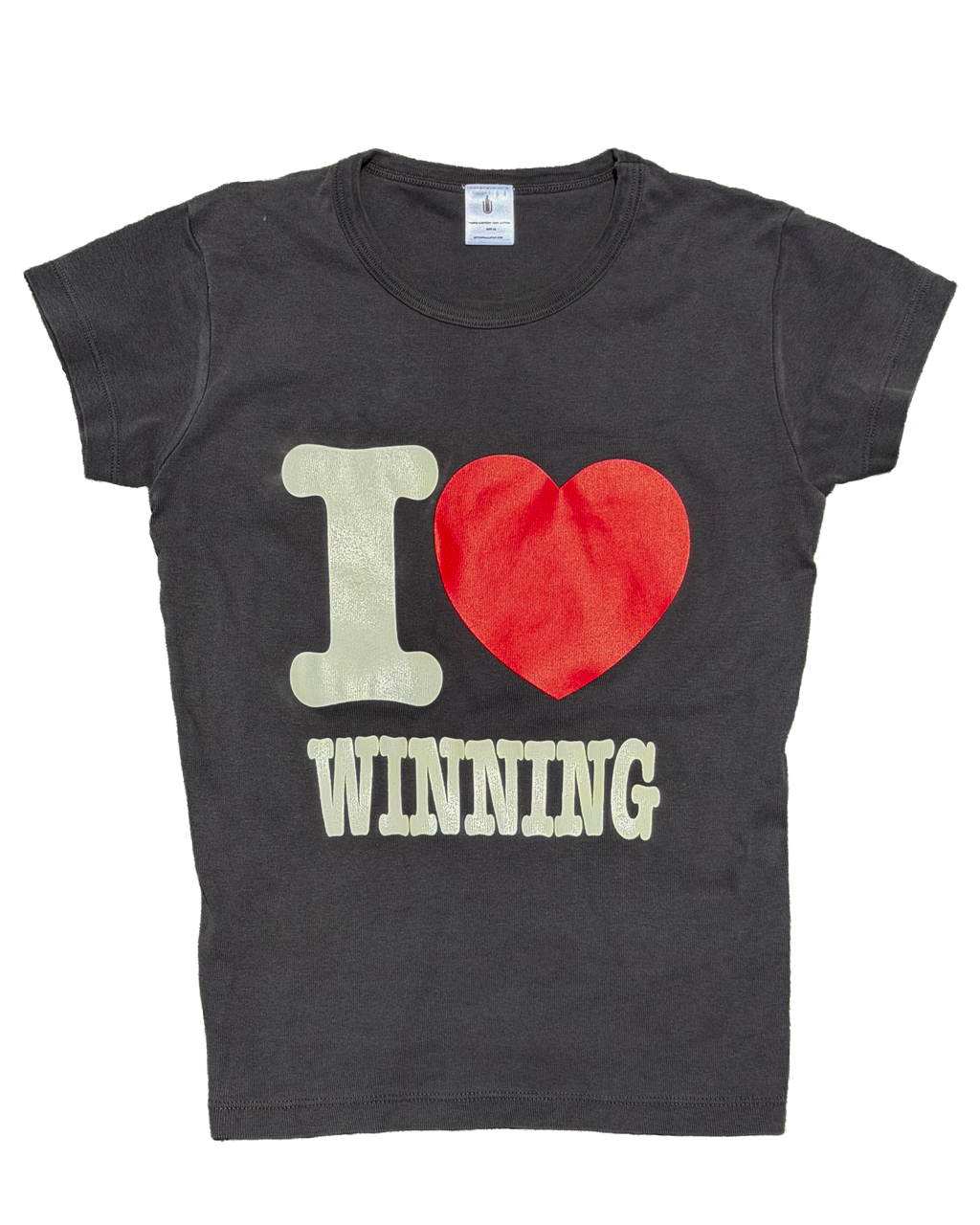 I Love Winning Baby T-Shirt (Black)
