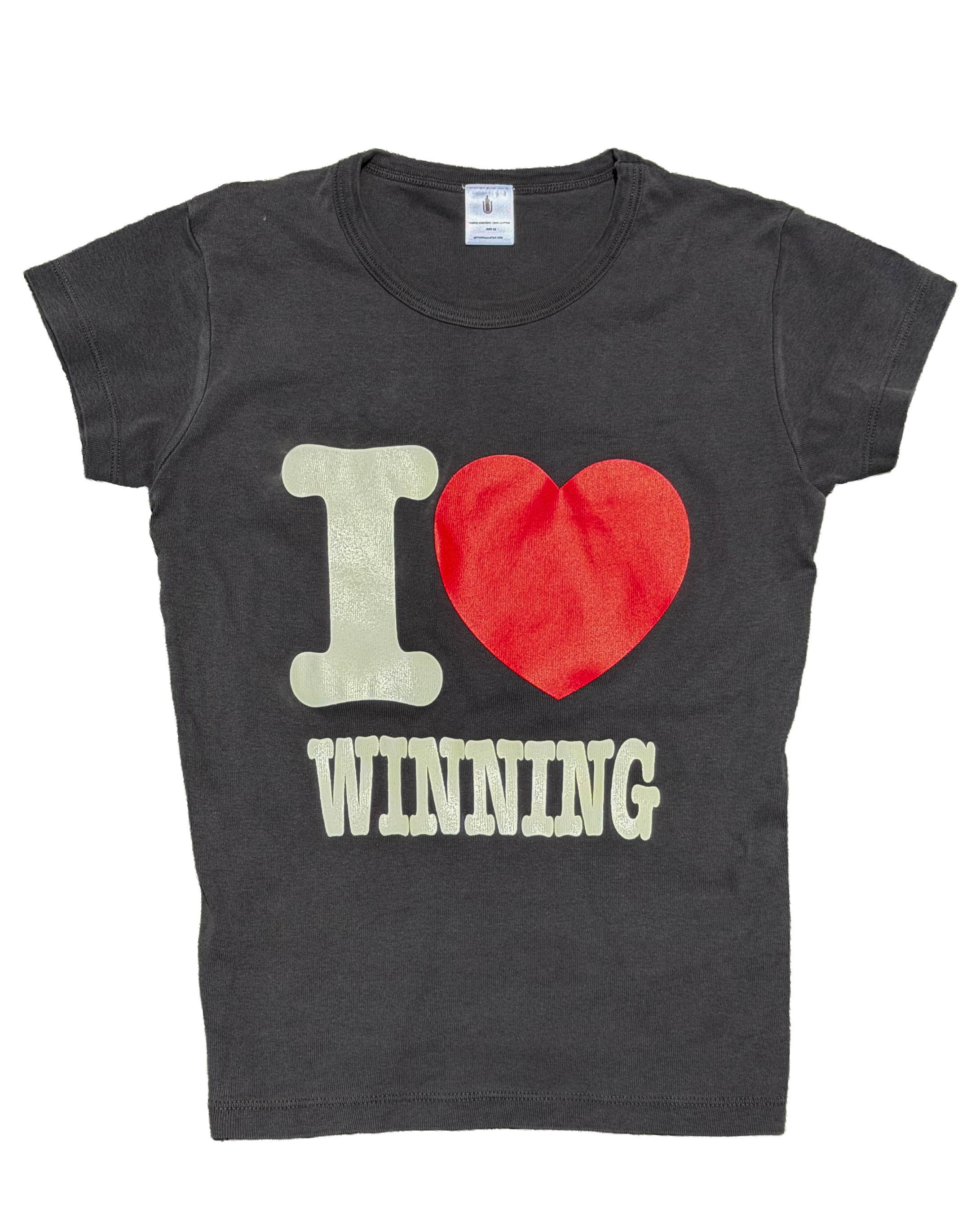 I Love Winning Baby T-Shirt (Black)