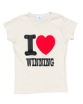 I Love Winning Baby T-Shirt (Cream)