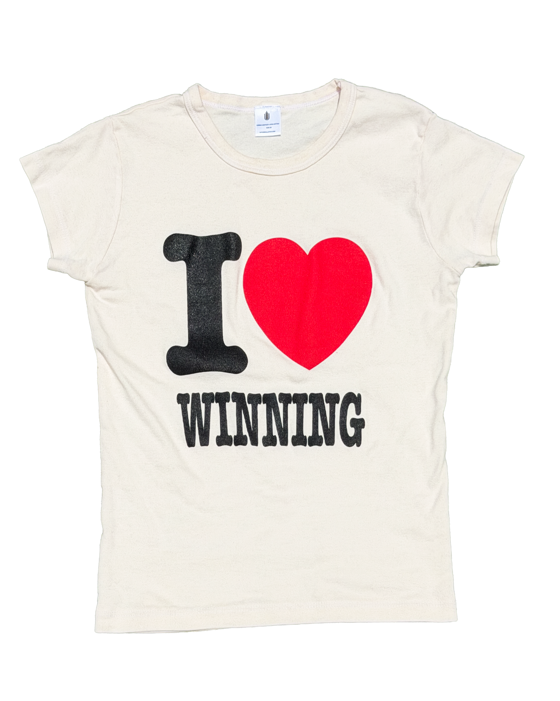 I Love Winning Baby T-Shirt (Cream)