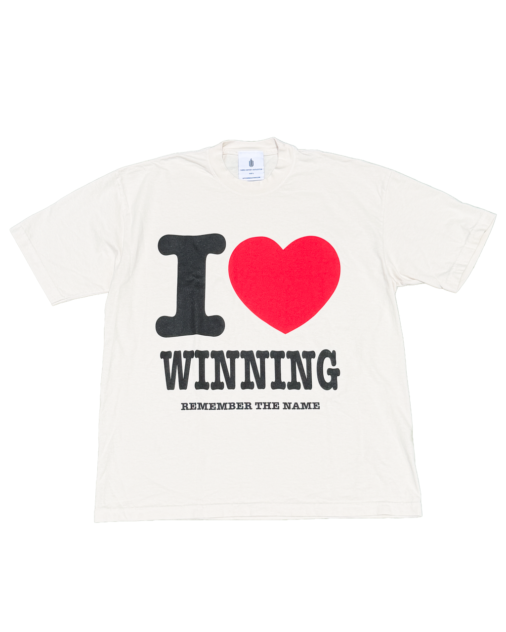 I Love Winning T-Shirt (Cream)