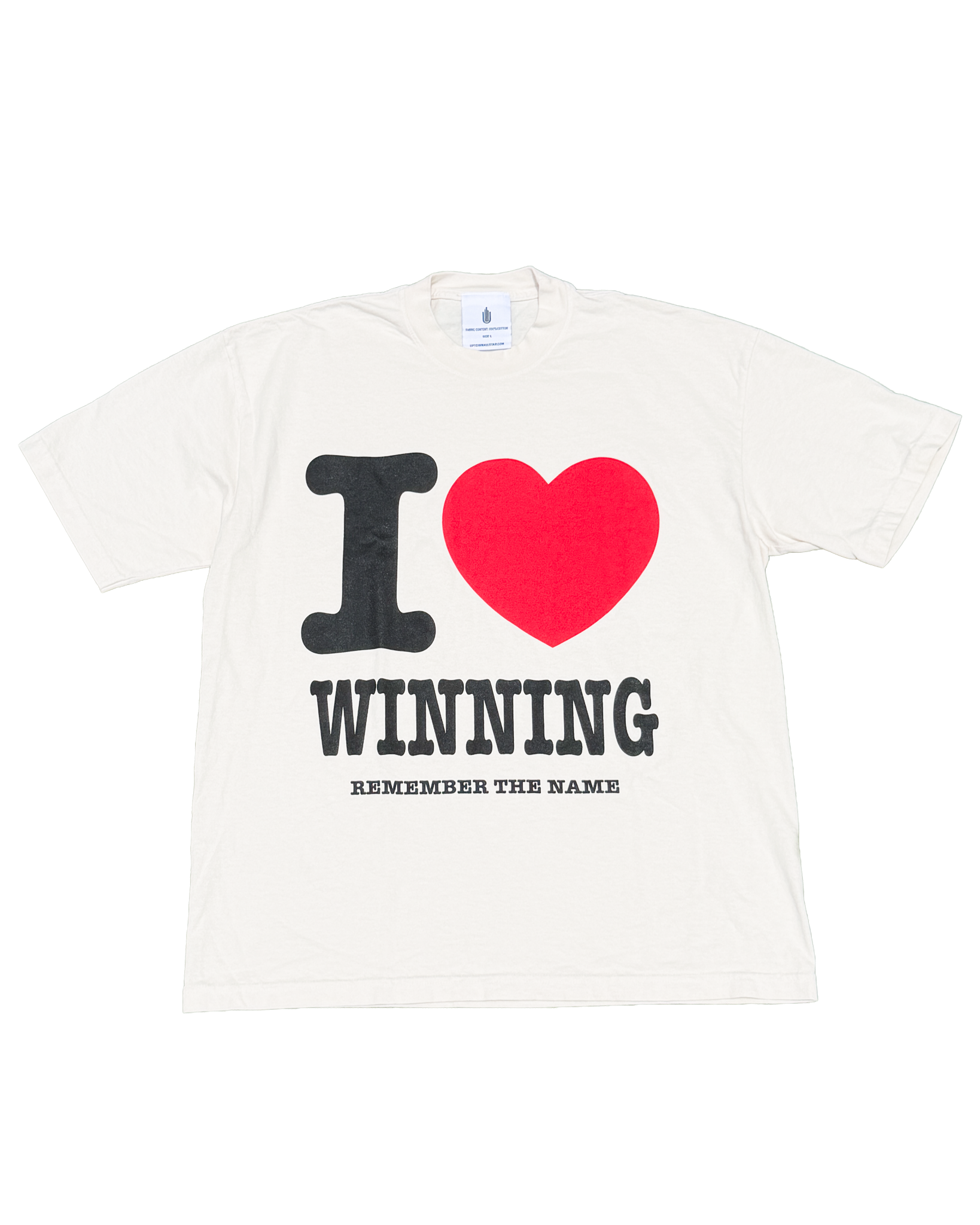 I Love Winning T-Shirt (Cream)