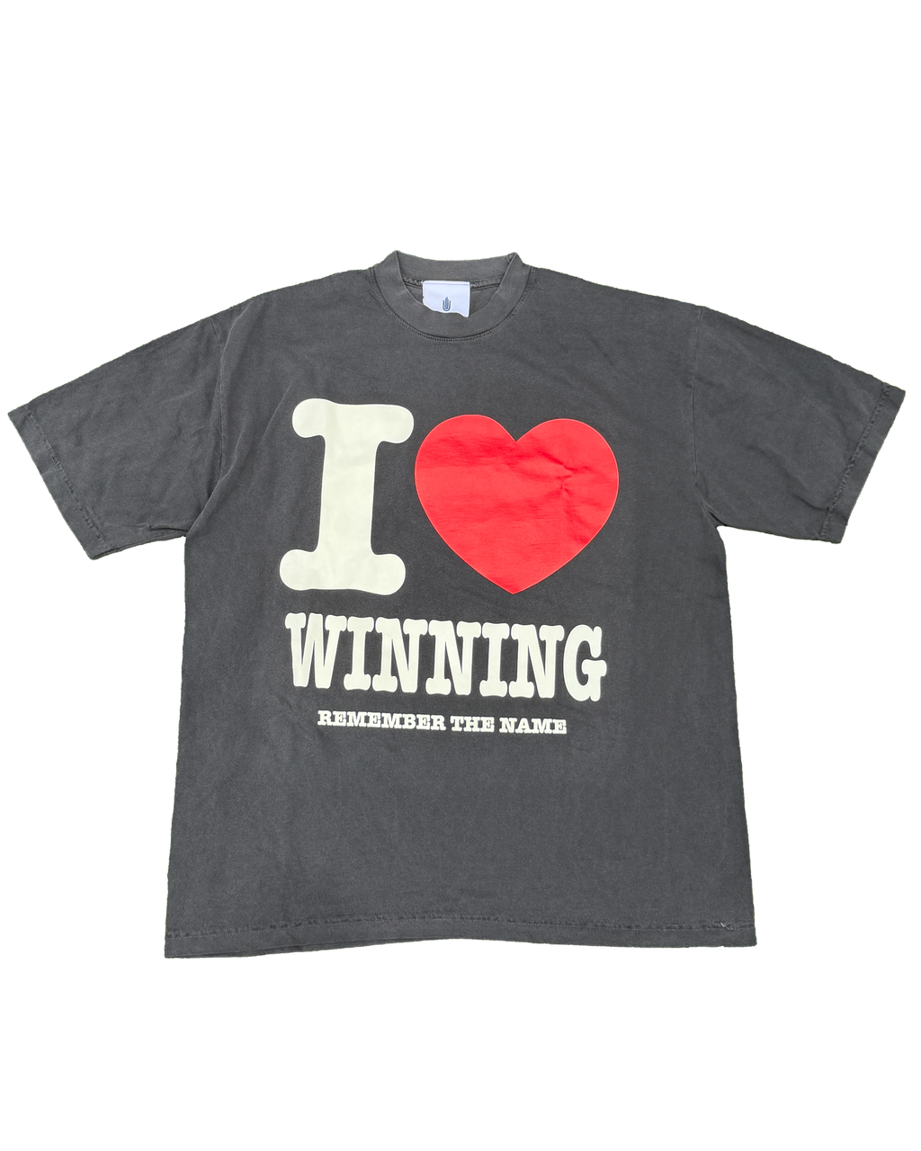 I Love Winning T-Shirt (Washed Black)