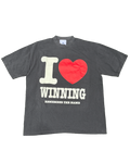 I Love Winning T-Shirt (Washed Black)